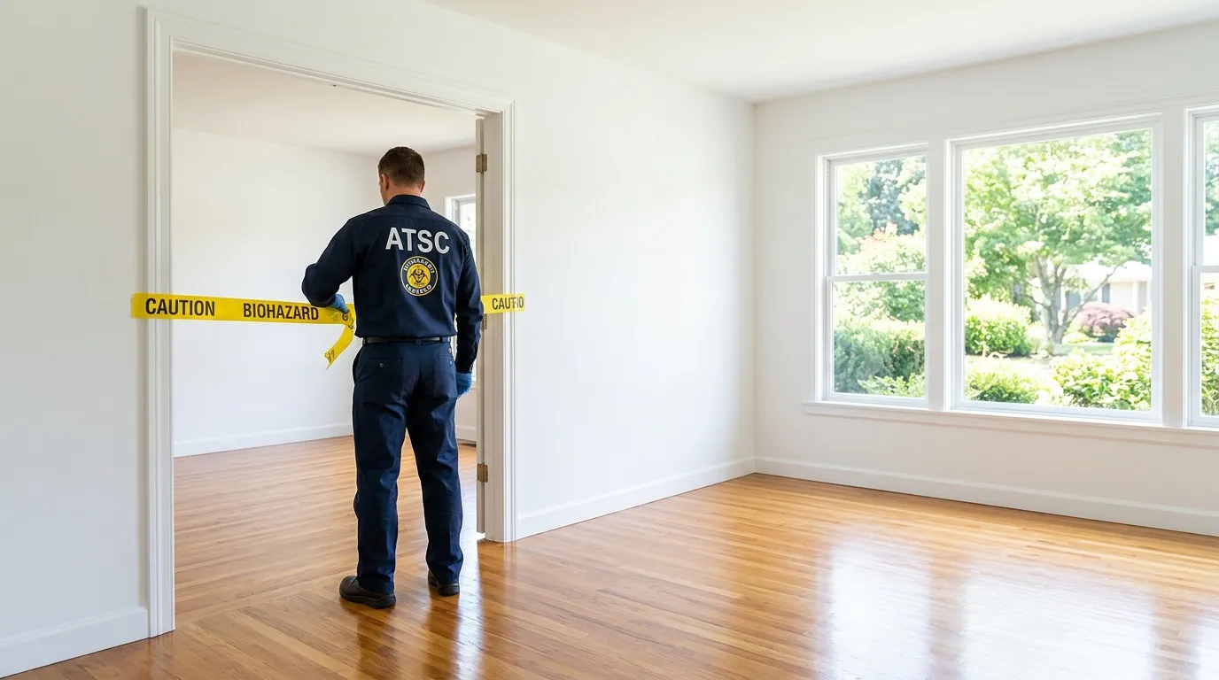 Certified biohazard cleanup crew performing Crime Scene Cleanup in Glenshaw